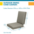 Easygoing Covers All-Weather Outdoor Dining Chair Cushions image 5