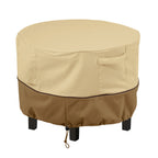 Easygoing Covers Water-Resistant Round Patio Ottoman/Coffee Table Cover image 14