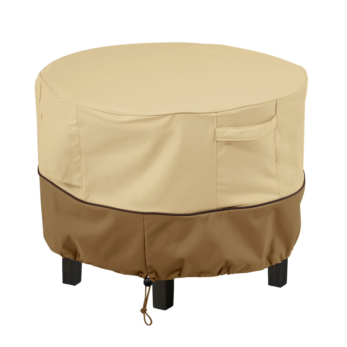 Easygoing Covers Water-Resistant Round Patio Ottoman/Coffee Table Cover image 14