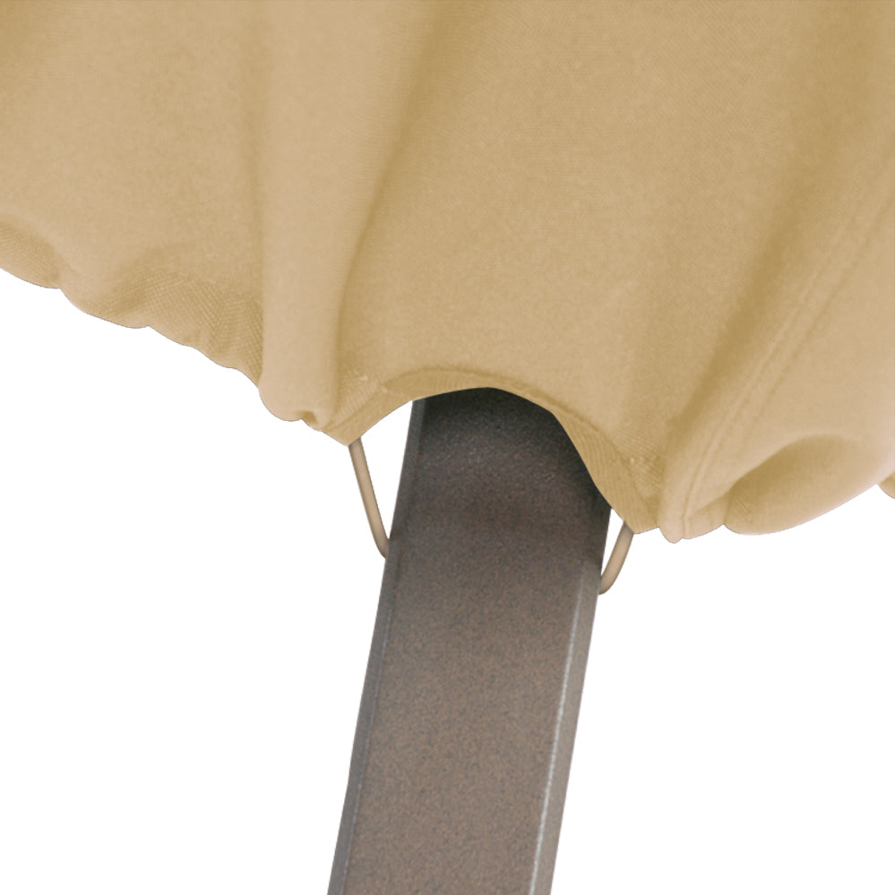 Easygoing Covers Water-Resistant Round Ottoman/Coffee Table Cover image 10