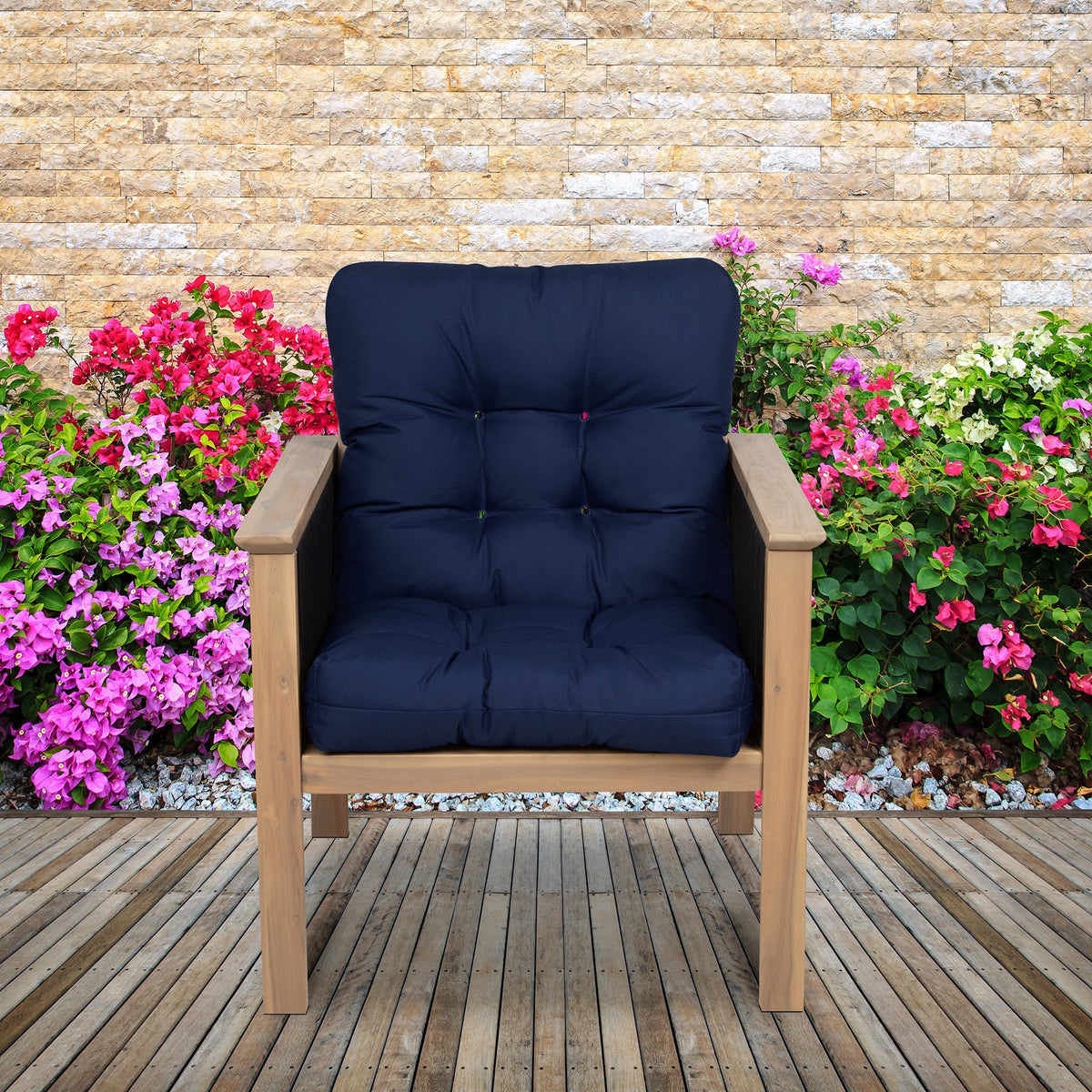 Easygoing Covers Patio Chair Cushion 21”W x 19”D (seat) x 22.5”H (back) image 55