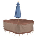 Easygoing Covers Ultimate Waterproof Outdoor Table & Chair Set Cover with Umbrella Hole image 1
