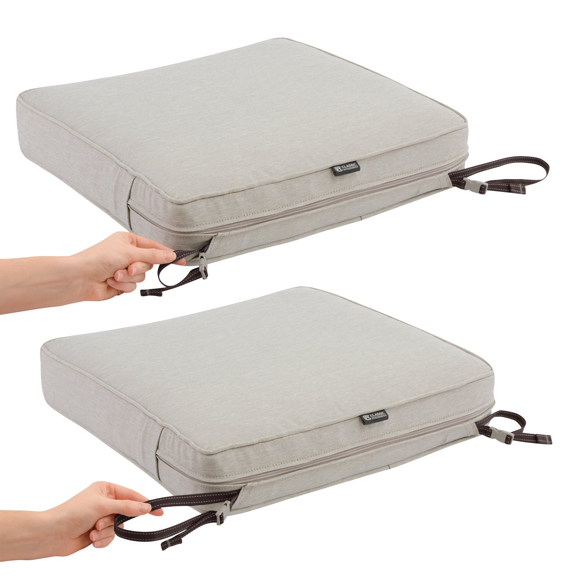 Easygoing Covers Fade-Resistant Water-Resistant 5 Inch Thick Rectangle Patio Lounge Seat Cushion image 109