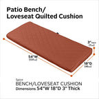 Easygoing Covers Quilted Loveseat/Bench Cushion image 9