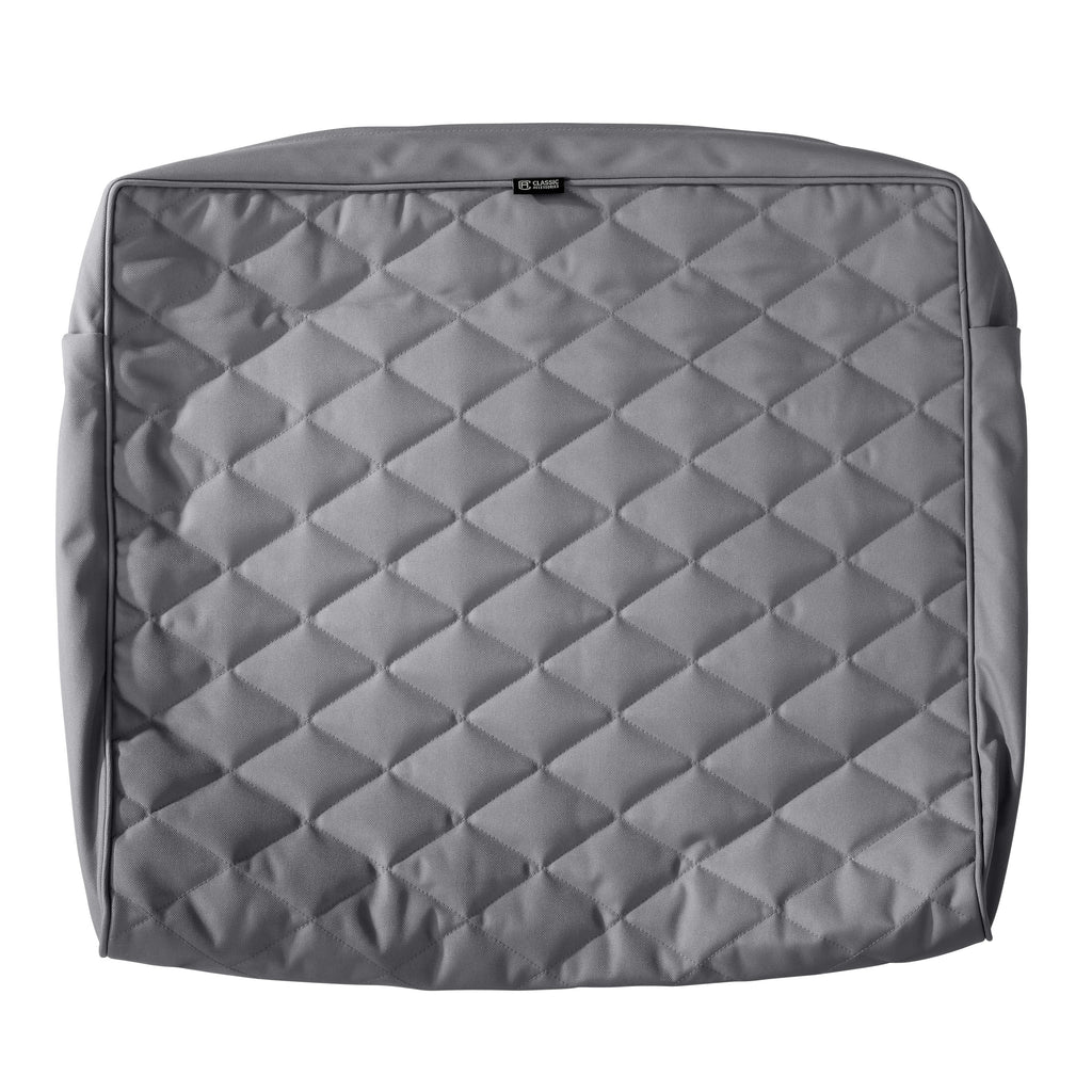 Easygoing Covers Fade-Resistant Water-Resistant Wide Back Lounge Quilted Cushion Cover image 30