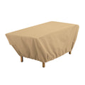 Easygoing Covers Water-Resistant 48 Inch Rectangular Patio Coffee Table Cover image 1