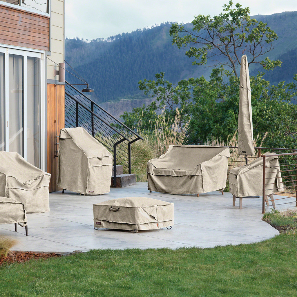 Easygoing Covers Water-Resistant Rectangular/Oval Patio Table & Chair Set Cover image 32