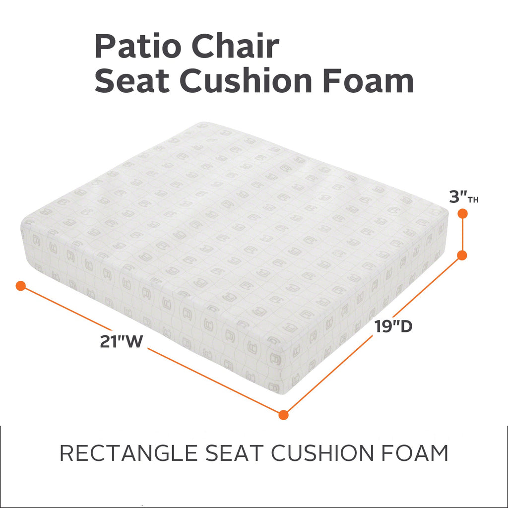 Easygoing Covers Rectangular Patio Cushion Foam image 3