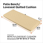 Easygoing Covers Quilted Loveseat/Bench Cushion image 18