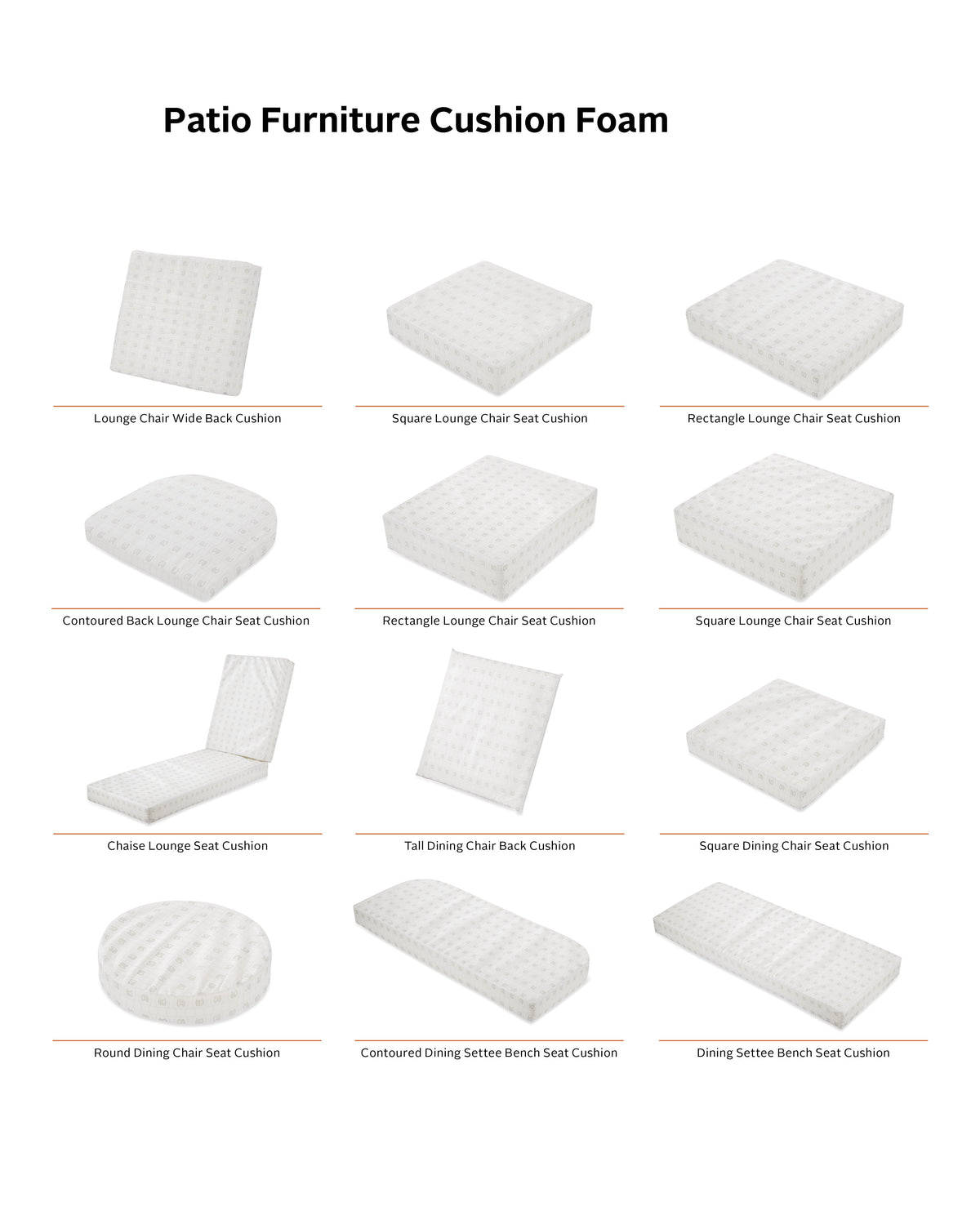 Easygoing Covers Patio Dining Back Cushion Foam image 10