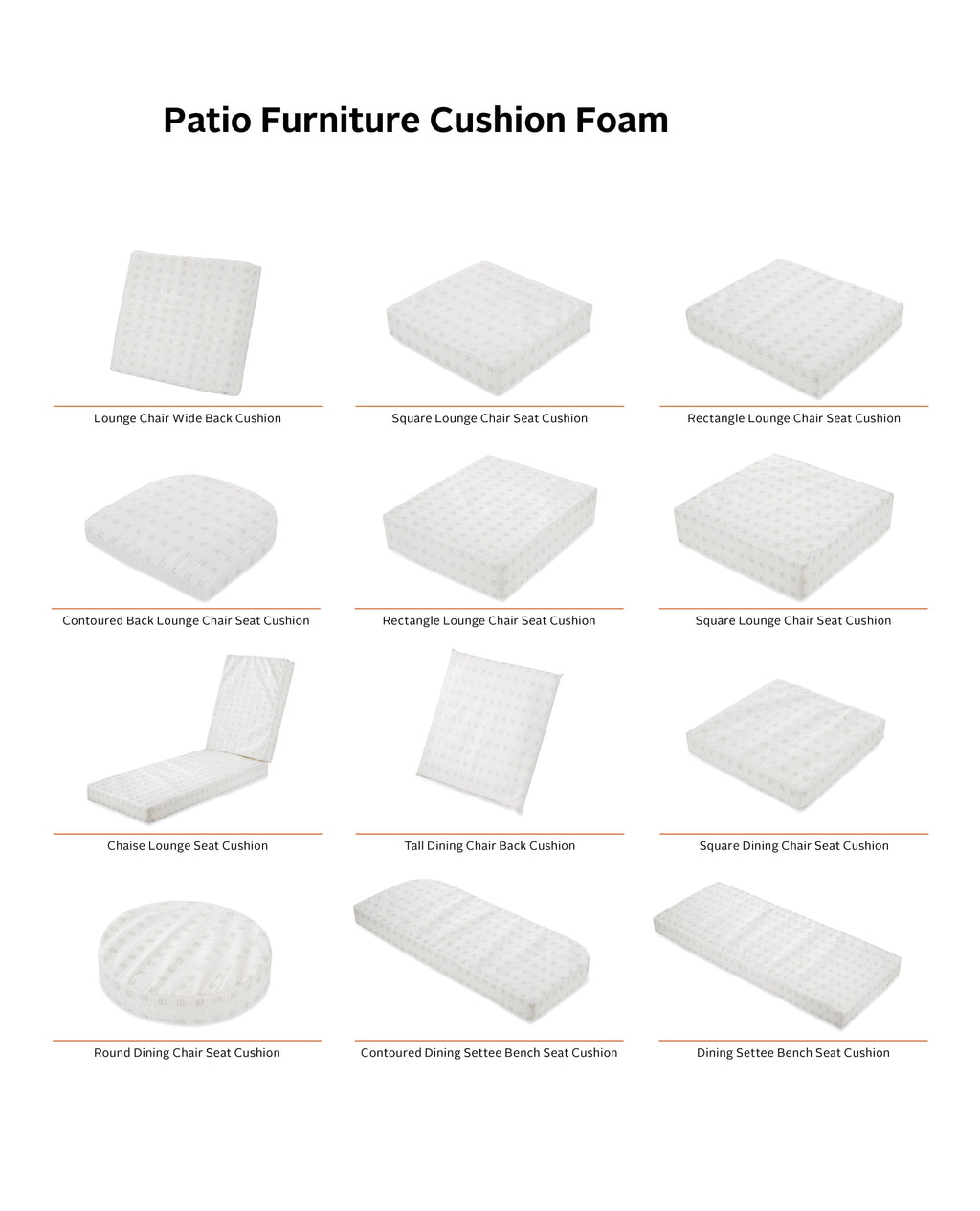 Easygoing Covers 41 x 18 x 3 Inch Patio Bench/Settee Contoured Cushion Foam image 9