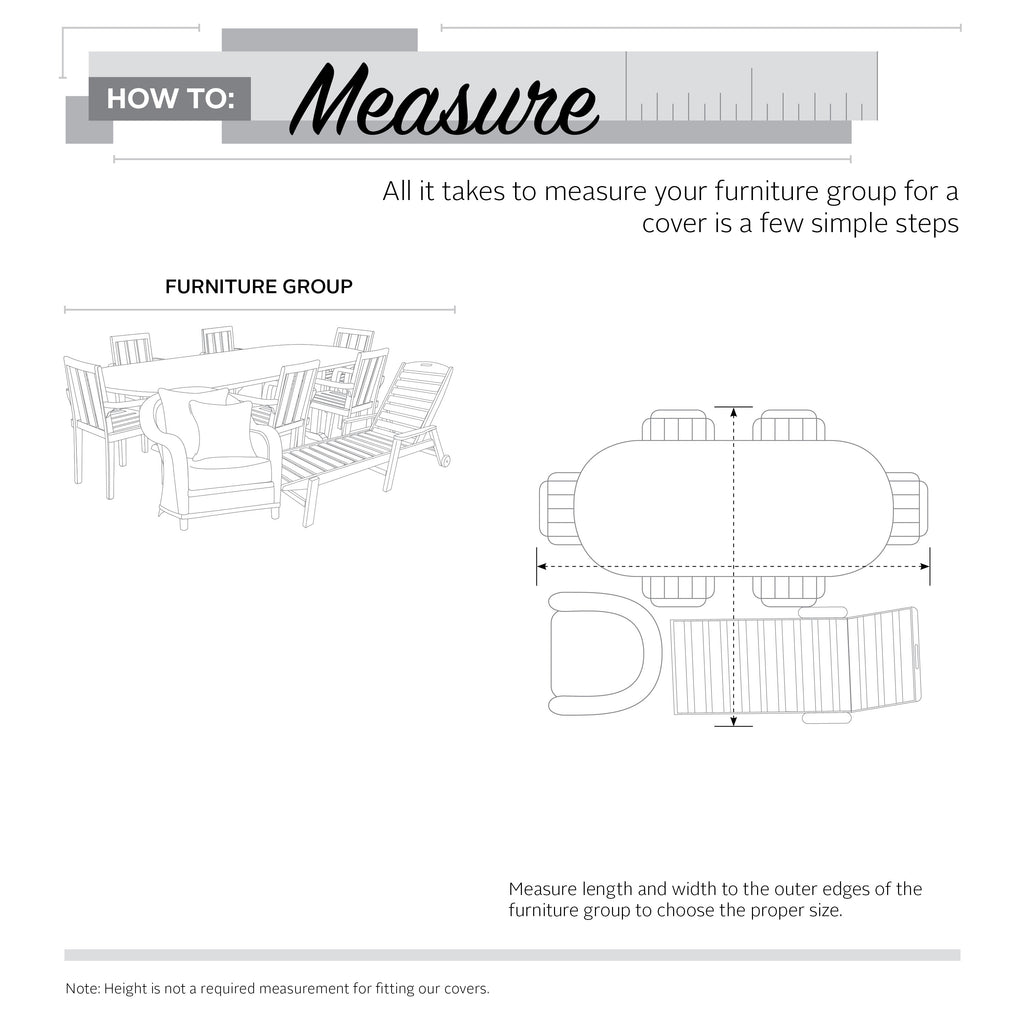 Easygoing Covers Water-Resistant Conversation Set/General Purpose Patio Furniture Cover image 12