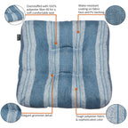 Easygoing Covers Patio Seat Cushion, 2 Pack, 19"W image 60