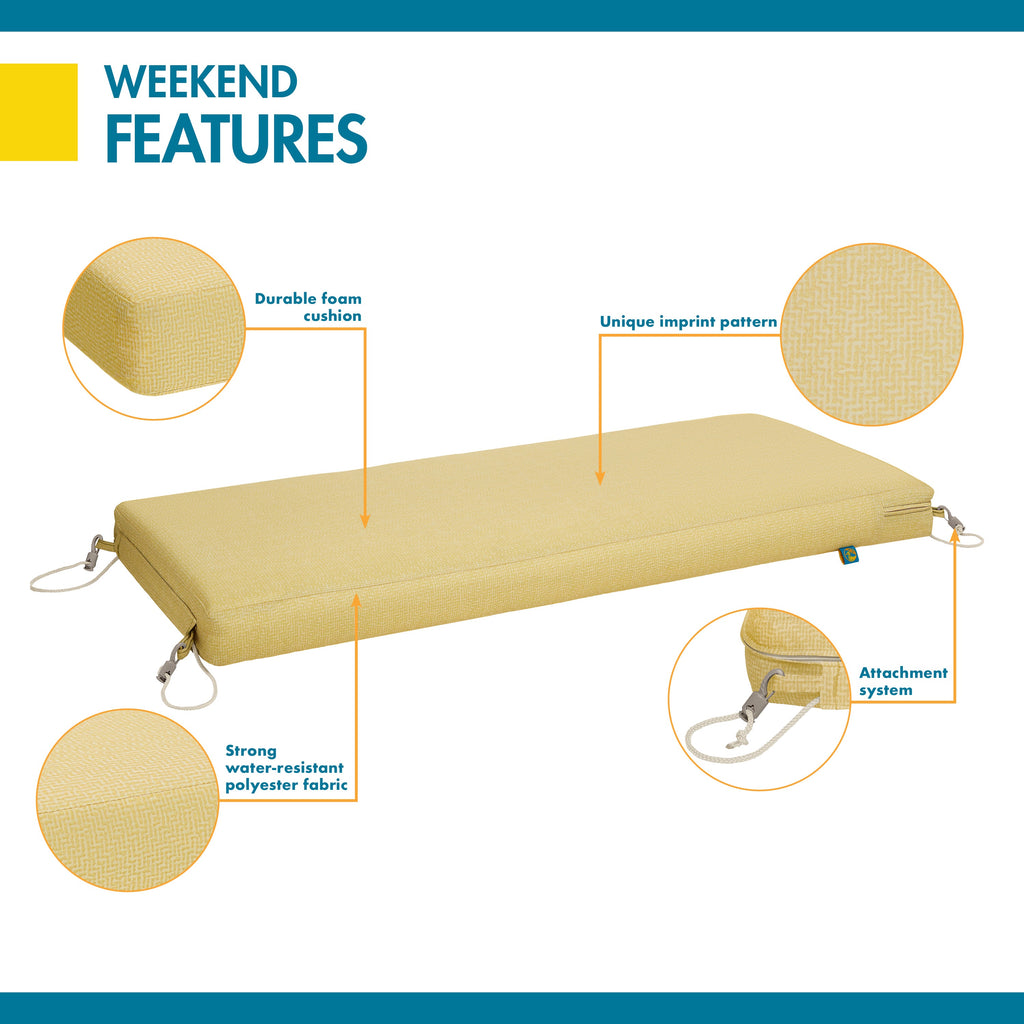 Easygoing Covers All-Weather Outdoor Bench Cushion image 5