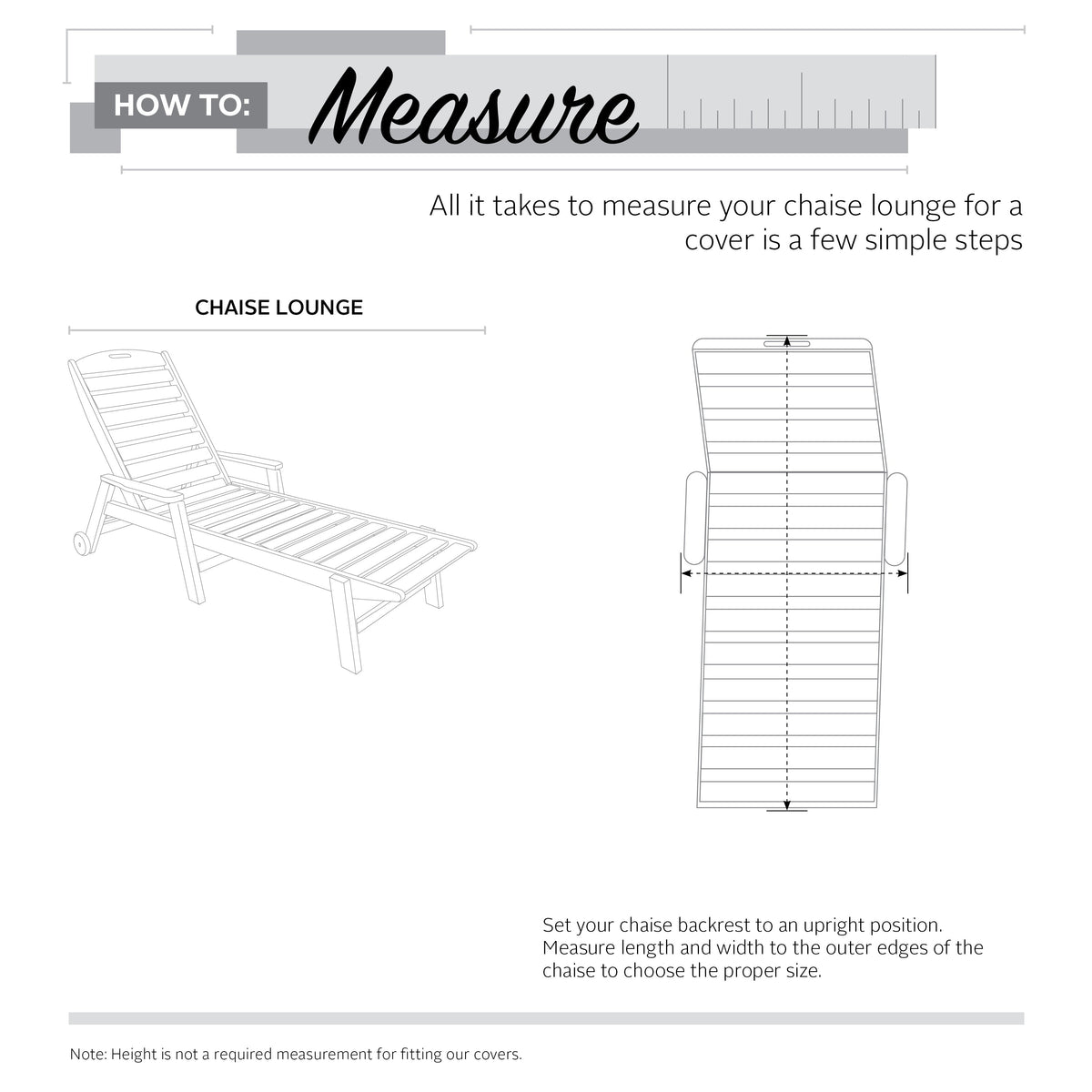 Easygoing Covers Water-Resistant Patio Chaise Lounge Slipcover image 26