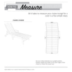 Easygoing Covers Water-Resistant 78 Inch Easy Fold Patio Day Chaise Cover, Monument Grey image 13
