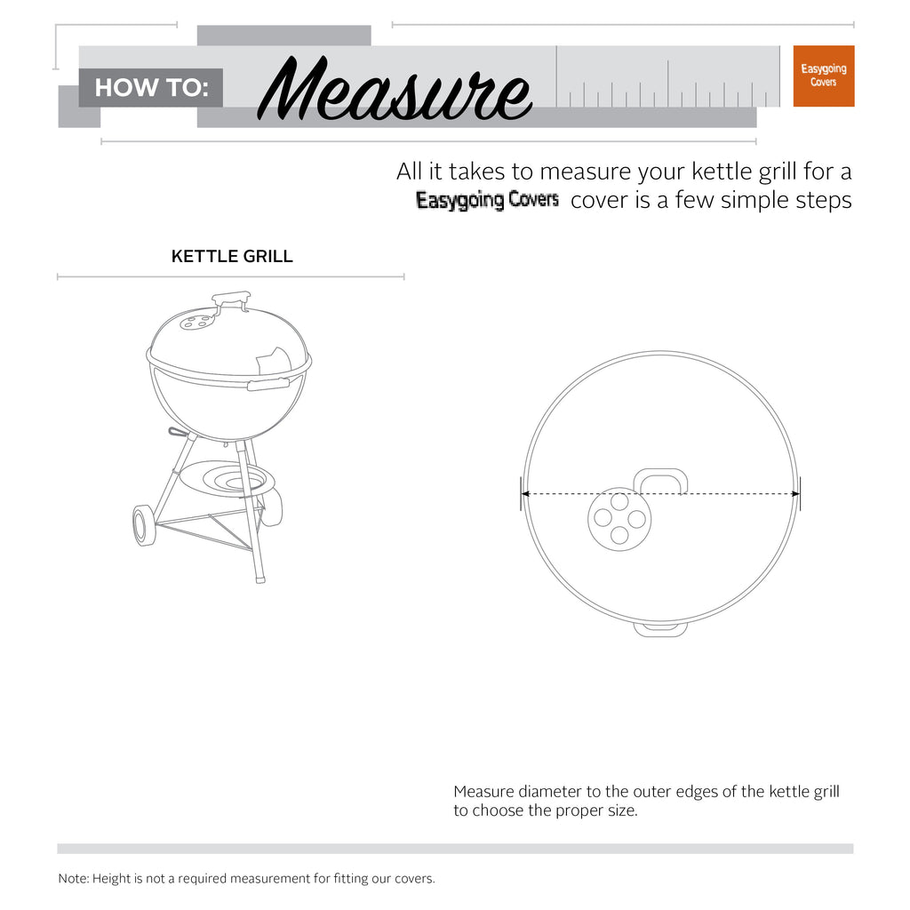 Water-Resistant Kettle BBQ Grill Cover image 3