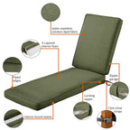 Easygoing Covers Outdoor Chaise Lounge Cushion image 54