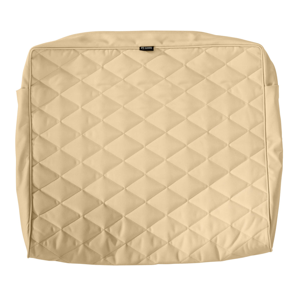 Easygoing Covers Fade-Resistant Water-Resistant Wide Back Lounge Quilted Cushion Cover image 1