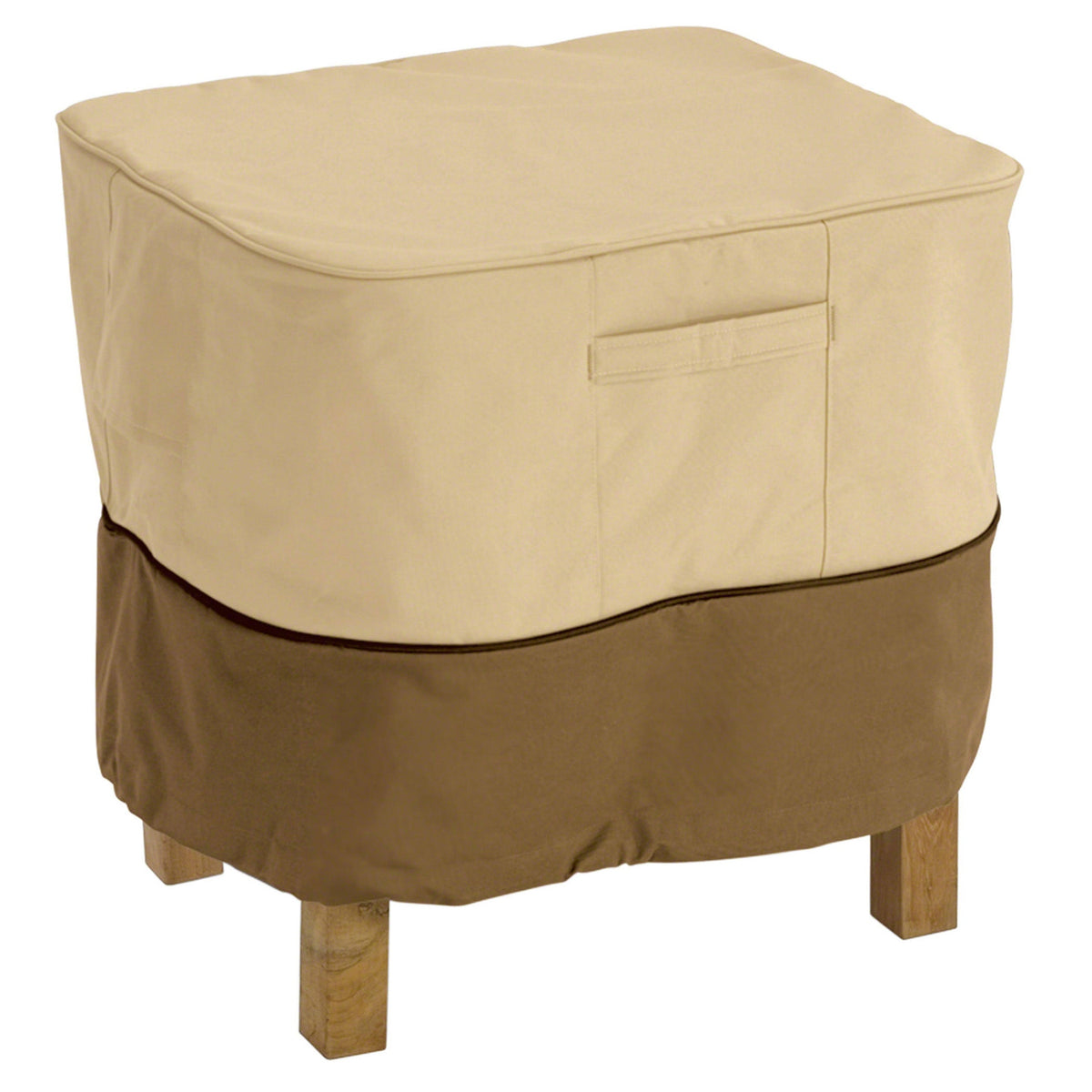 Easygoing Covers Water-Resistant Square Patio Ottoman/Side Table Cover image 1