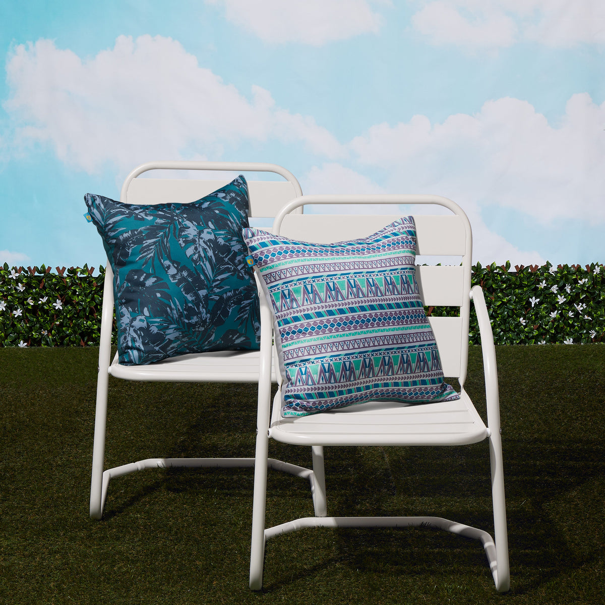 Easygoing Covers Water-Resistant Accent Pillows, 18 x 18 Inch, 2 Pack image 52