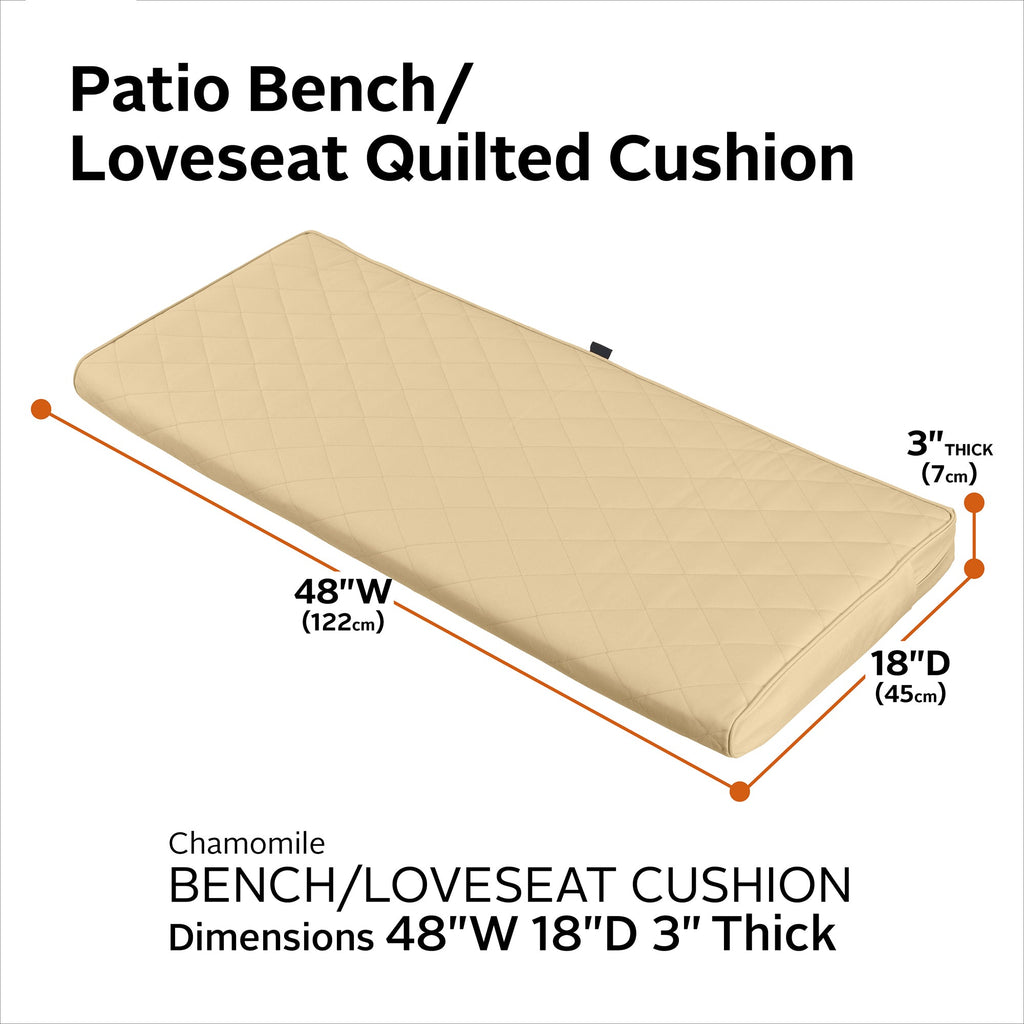 Easygoing Covers Quilted Loveseat/Bench Cushion image 13