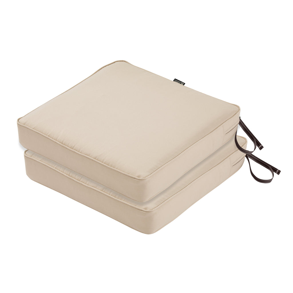 Easygoing Covers Fade-Resistant Water-Resistant 3 Inch Thick Square Patio Dining Seat Cushion image 160