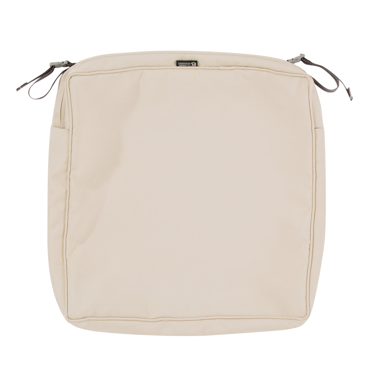 Easygoing Covers Fade-Resistant Water-Resistant 3 Inch Thick Square Patio Dining Seat Cushion Cover image 113