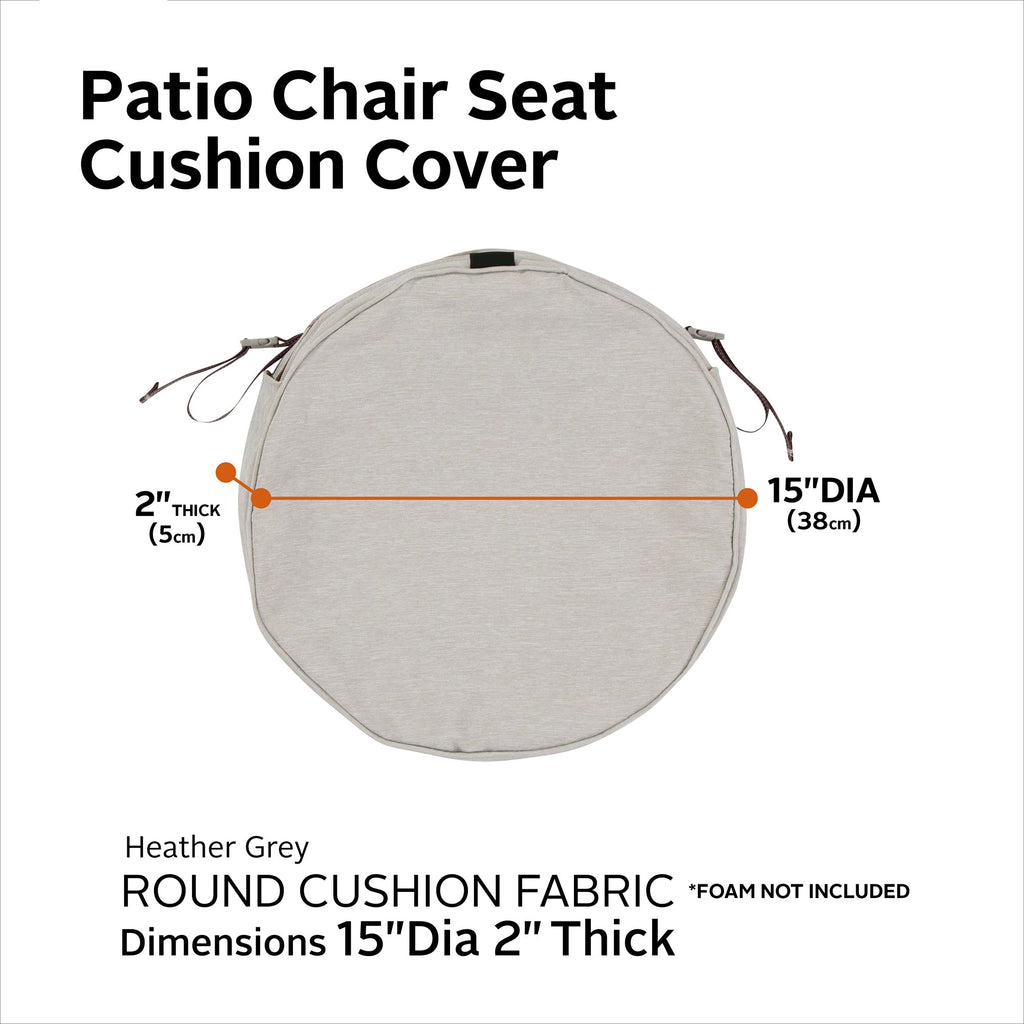 Easygoing Covers Fade-Resistant Water-Resistant Patio Chair Seat Cushion Cover image 90