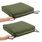 Easygoing Covers Fade-Resistant Water-Resistant Rectangle Patio Dining Seat Cushion Cover image 98