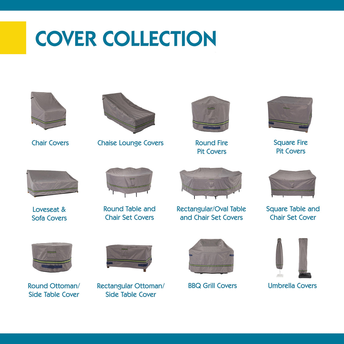 Easygoing Covers Waterproof Round Outdoor Fire Pit Cover image 10