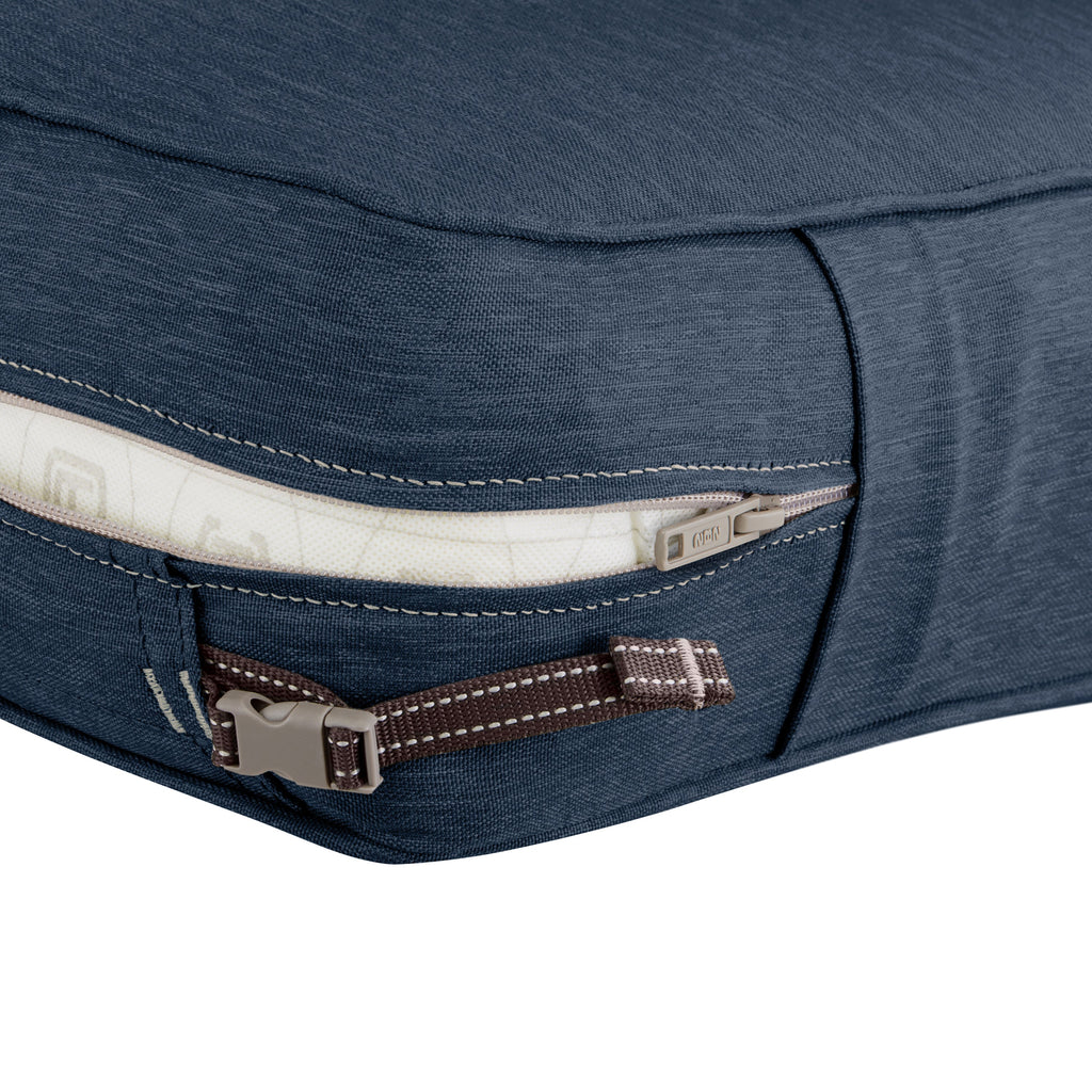 Easygoing Covers Fade-Resistant Water-Resistant Rectangular Patio Lounge Seat Cushion Cover image 78