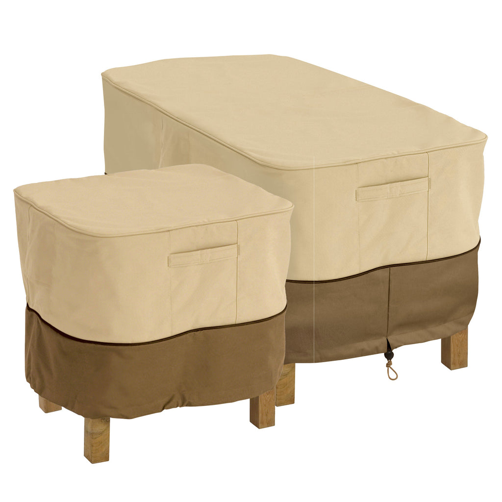 Easygoing Covers Water-Resistant Rectangular Patio Ottoman/Side Table Cover image 5