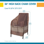 Easygoing Covers Ultimate Waterproof Outdoor Adirondack Chair Cover image 3