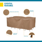 Easygoing Covers Essential All-Weather Outdoor Table & Chair Set Cover image 7