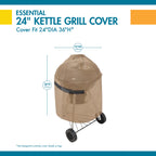 Easygoing Covers Essential Water-Resistant 24 Inch Kettle BBQ Grill Cover image 2