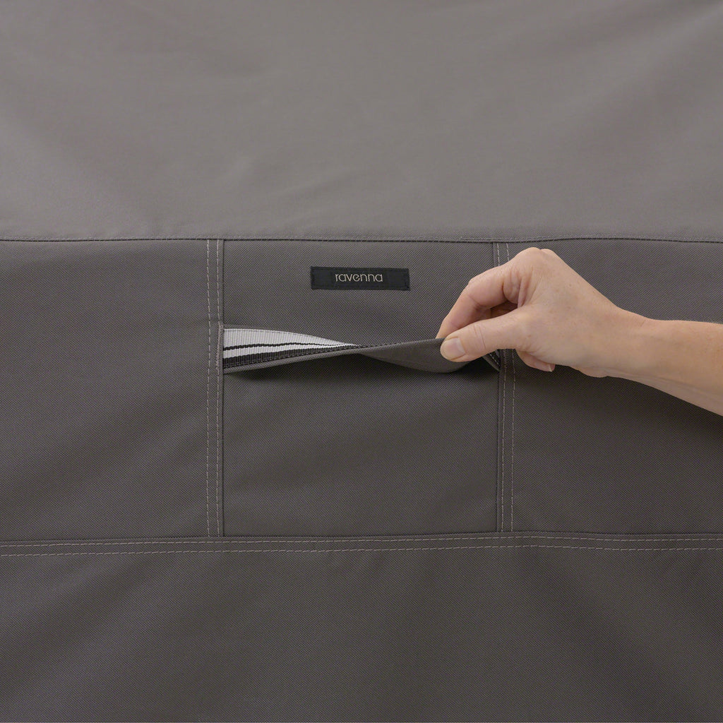 Easygoing Covers Water-Resistant Rectangular/Oval Patio Table Cover image 4