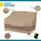 Easygoing Covers Elegant Waterproof Outdoor Loveseat Cover image 6