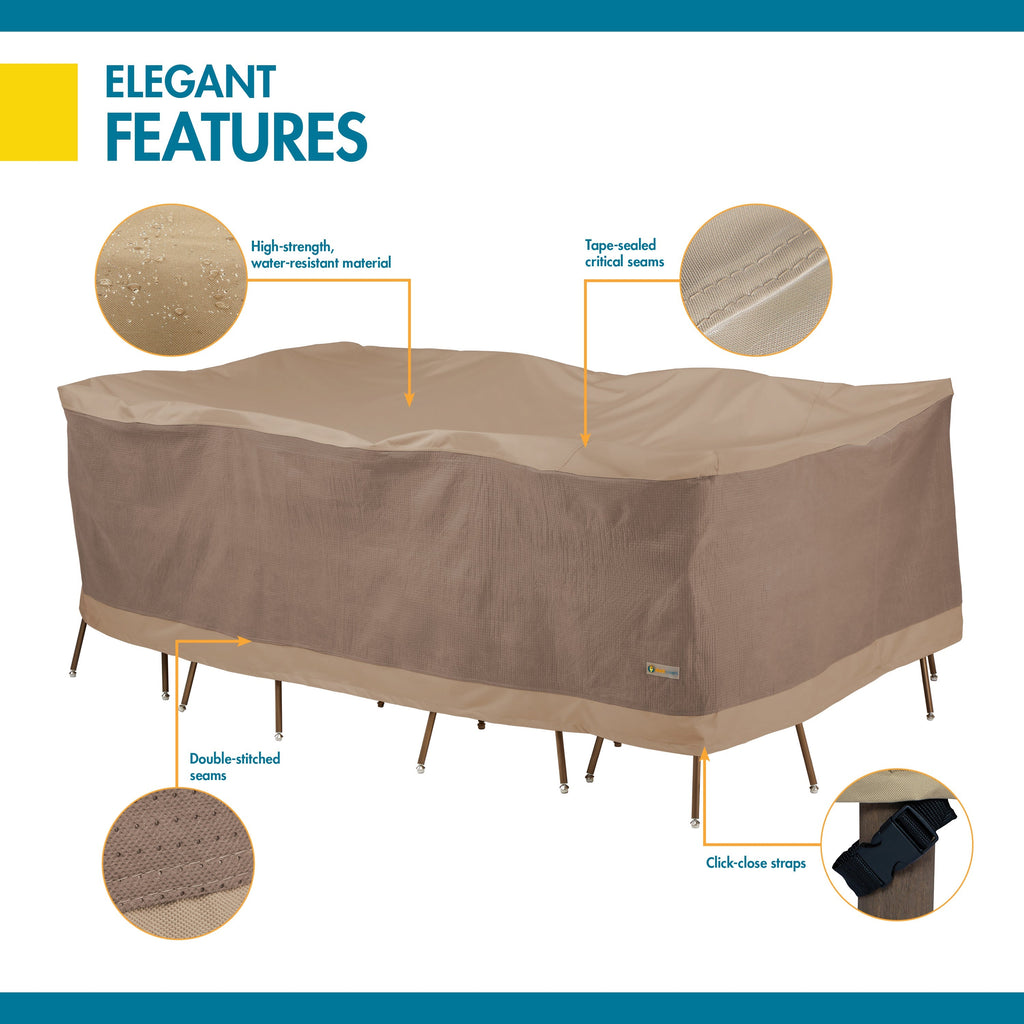 Easygoing Covers Elegant Waterproof Outdoor Dining Set Cover image 7