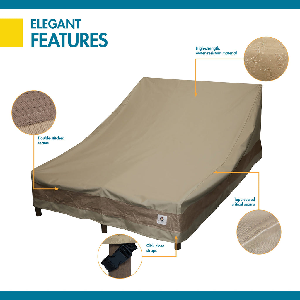 Easygoing Covers Elegant Waterproof Outdoor Chaise Lounge Cover image 6