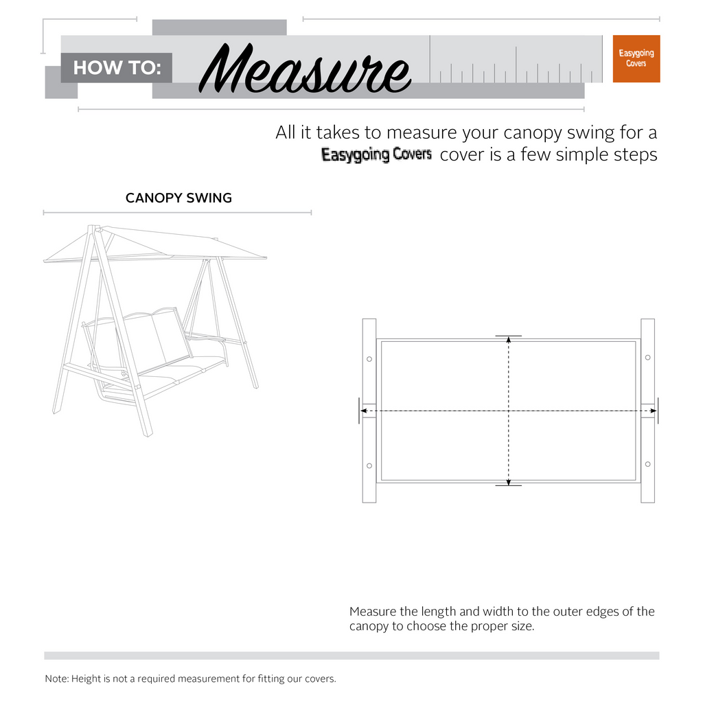 Easygoing Covers Water-Resistant Canopy Swing Cover image 15