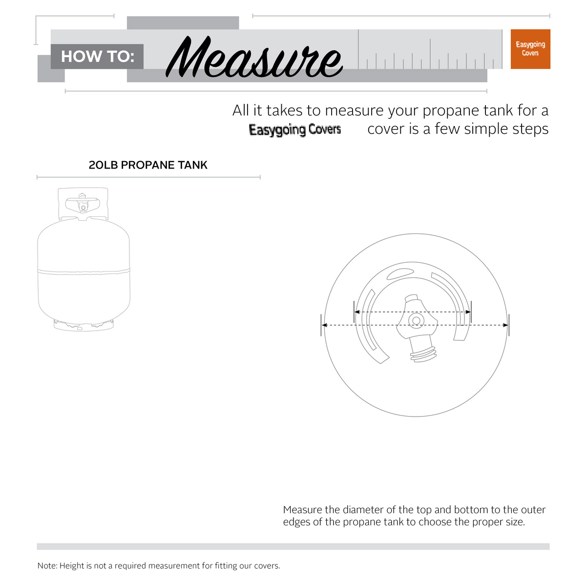 Easygoing Covers Water-Resistant 7 Inch Propane Tank Cover image 10