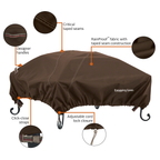 Easygoing Covers Waterproof 40 Inch Square Fire Pit Cover image 3