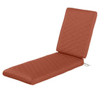 Easygoing Covers Fade-Resistant Water-Resistant Rectangle Patio Quilted Chaise Lounge Cushion image 55