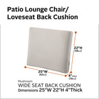 Easygoing Covers Outdoor Wide Back Cushion image 98