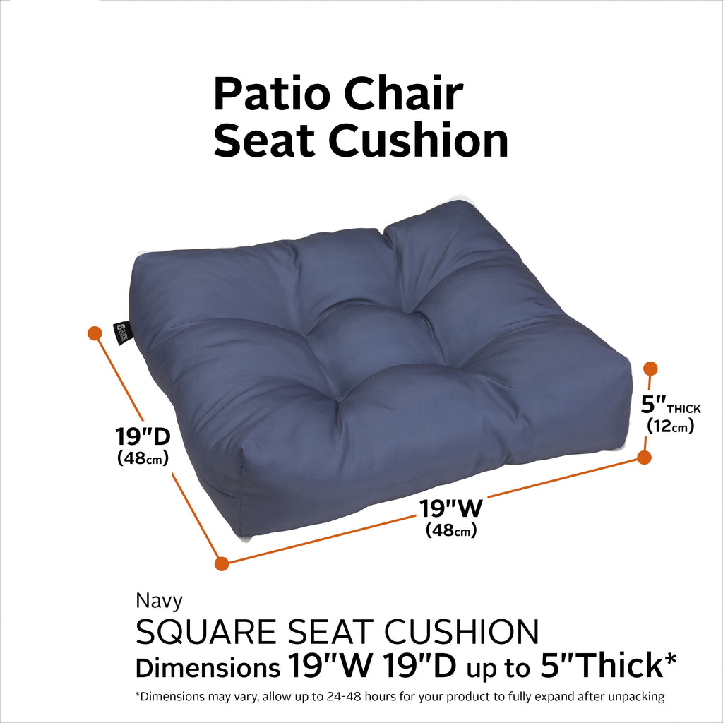 Easygoing Covers Patio Seat Cushion, 2 Pack, 19"W image 8