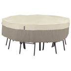 Easygoing Covers Round Patio Table and Chair Set Cover, Small, Grey image 1
