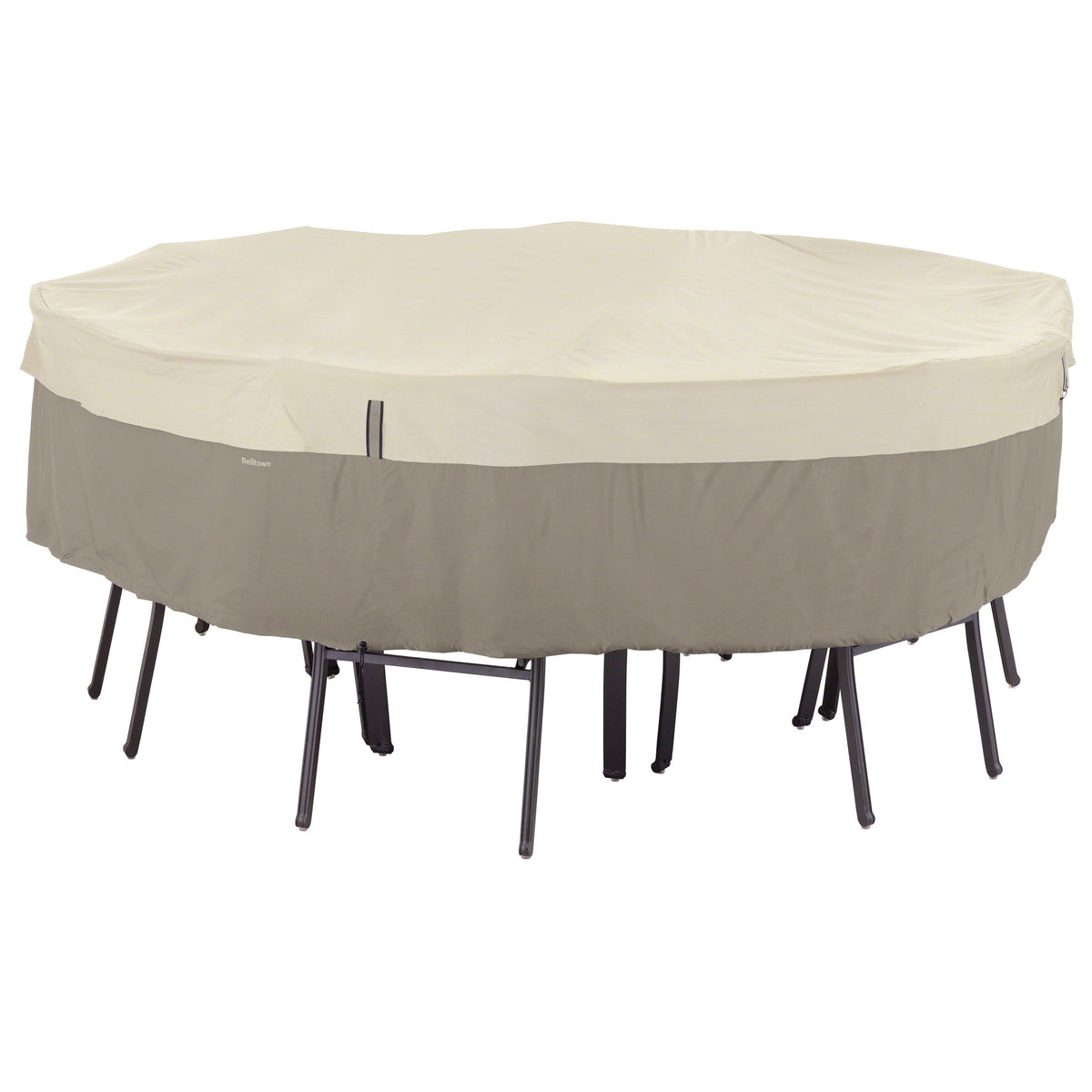 Easygoing Covers Round Patio Table and Chair Set Cover, Small, Grey image 1