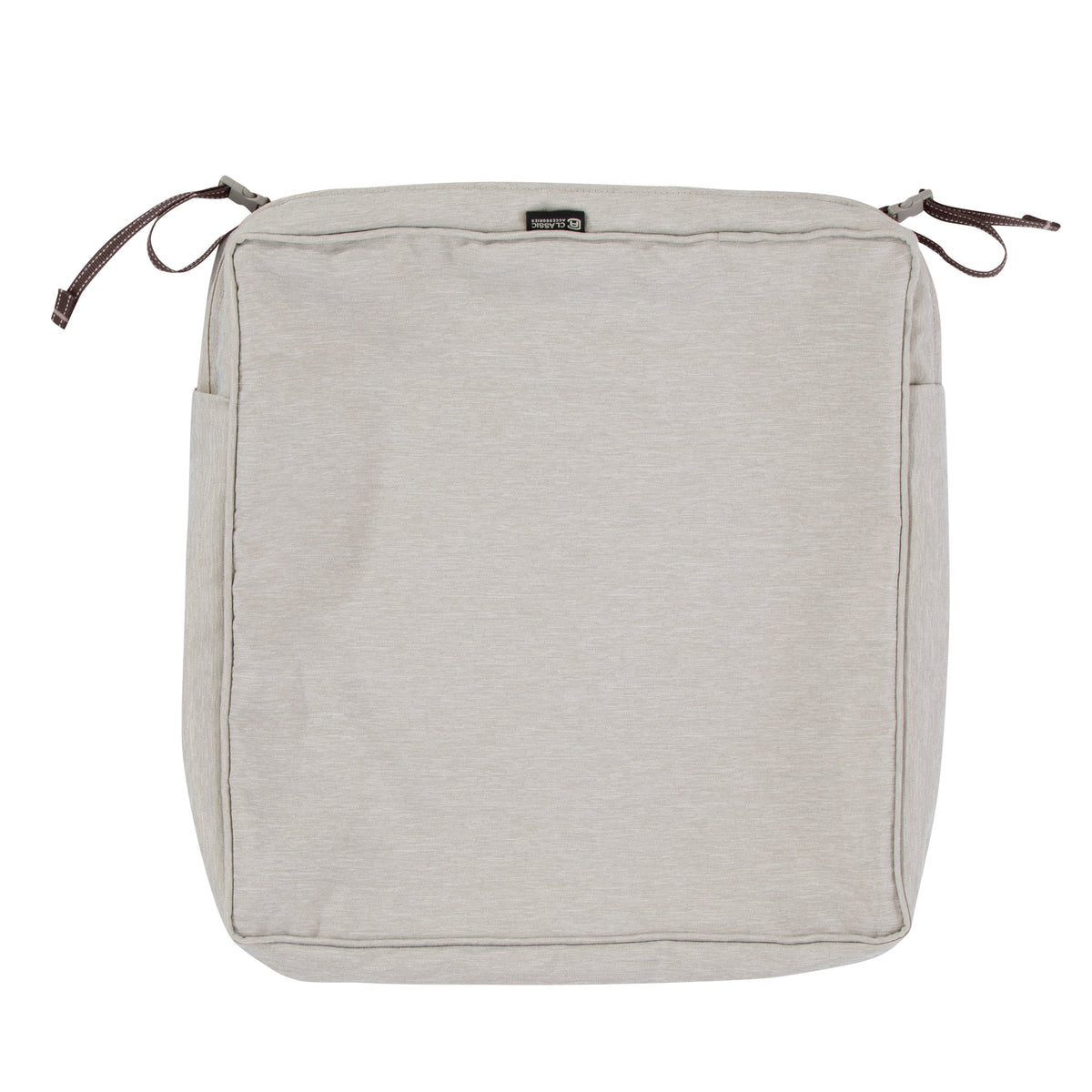 Easygoing Covers Fade-Resistant Water-Resistant 3 Inch Thick Square Patio Dining Seat Cushion Cover image 124