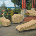 Easygoing Covers Water-Resistant Round Ottoman/Coffee Table Cover image 11